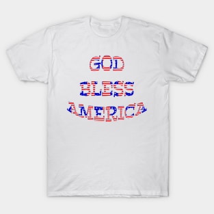 Patriotic God Bless America T-Shirt